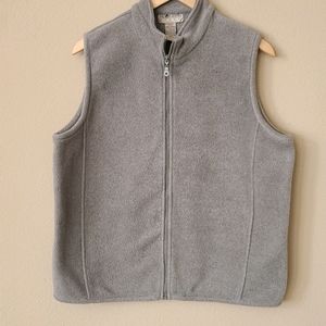 Sag Harbor Sport sage green fleece vest